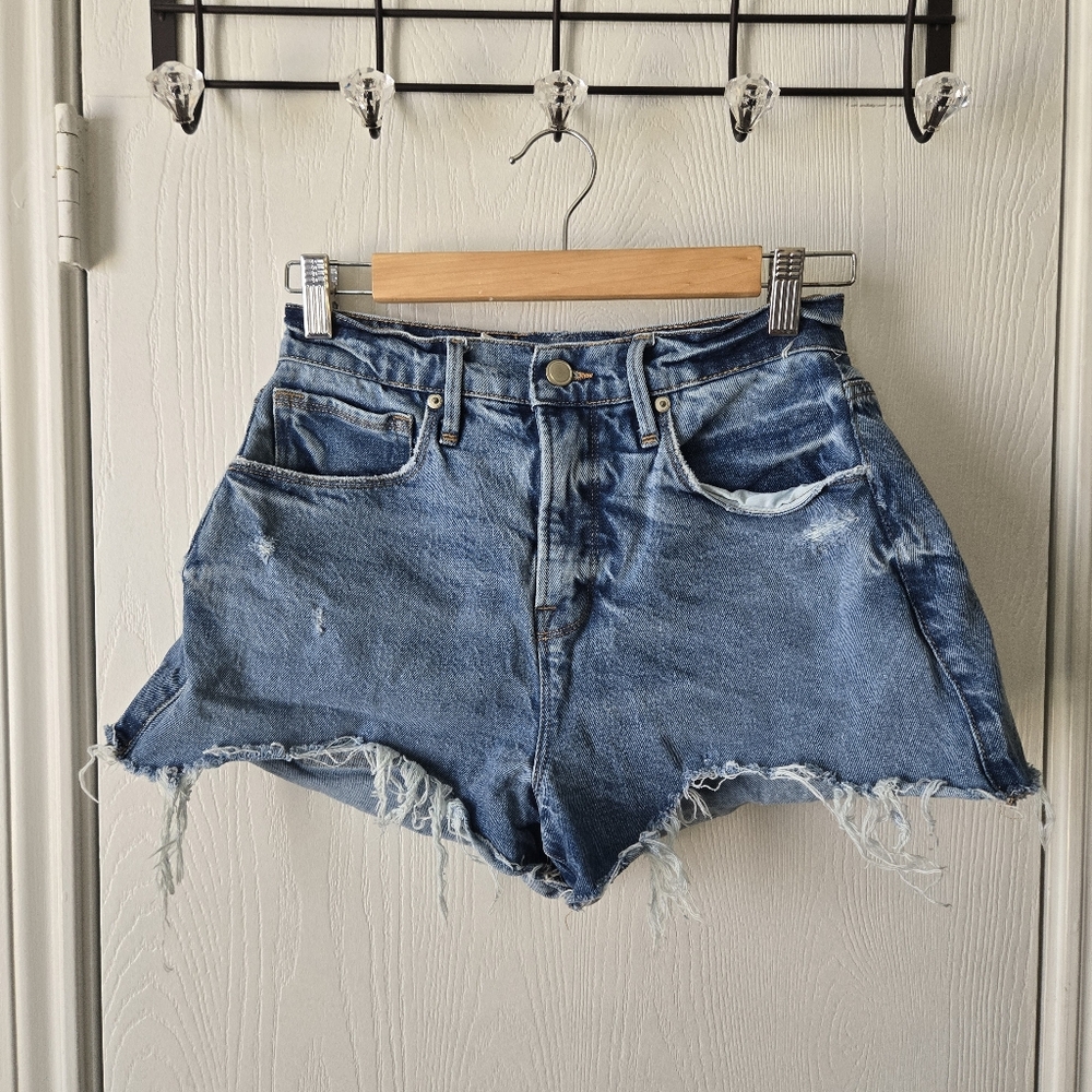 Good American Cut Off Jean Shorts